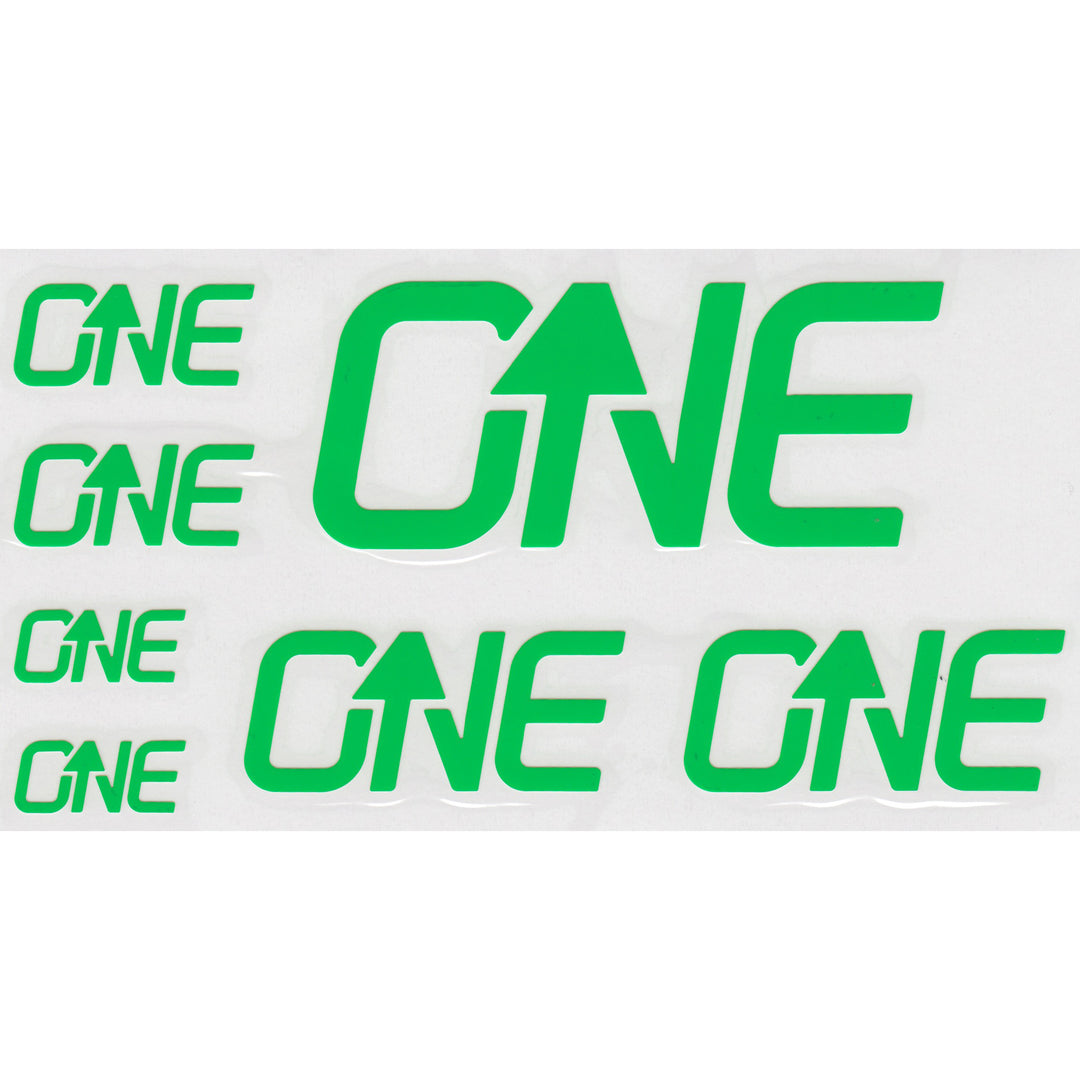 OneUp Components Riser Bar Decal Kit Green  
