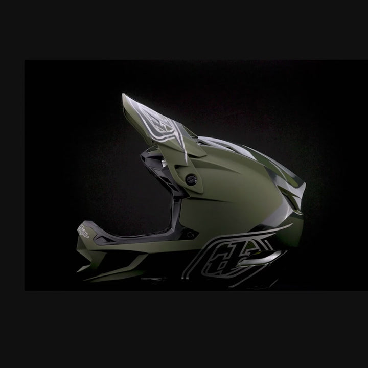 Troy Lee Designs D4 Polyacrylite Helmet w/MIPS Shadow - Beetle