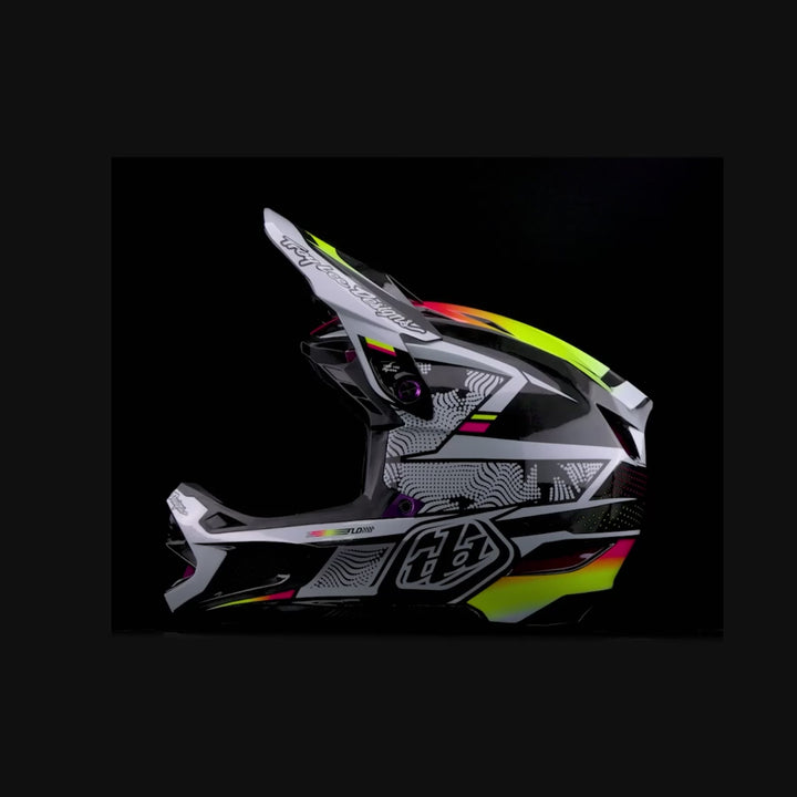 Troy Lee Designs D4 Carbon Helmet w/ MIPS - Lined Up