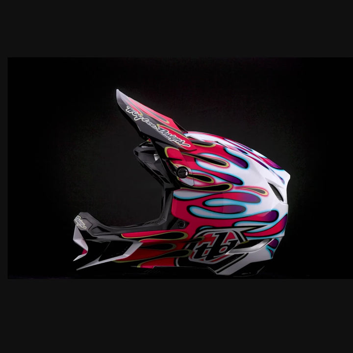 Troy Lee Designs D4 Composite Helmet w/ MIPS - Overspray