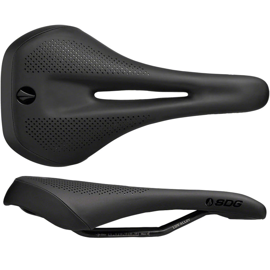 SDG Allure V2 Saddle Lux-Alloy Rails Black