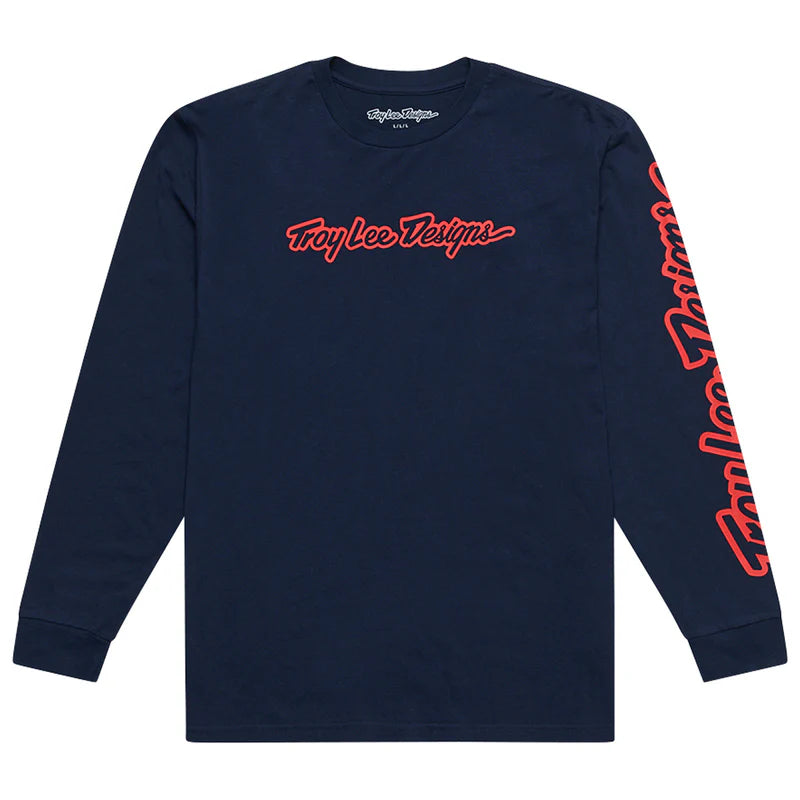 Troy Lee Designs Long Sleeve Tee - Signature