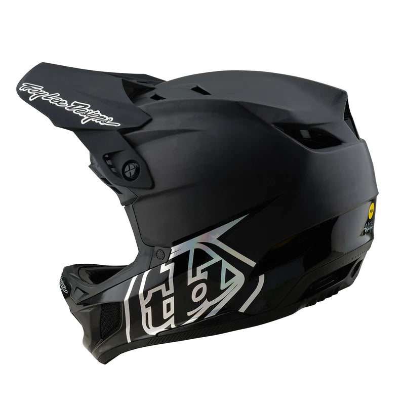 Troy Lee Designs D4 Carbon Helmet w/MIPS - Stealth Black