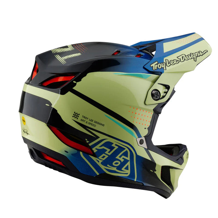 Troy Lee Designs D4 Composite Helmet w/ MIPS - Drip