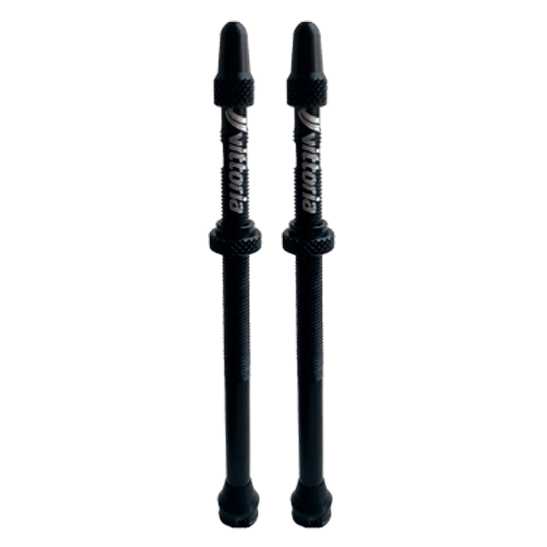 Vittoria Multiway Tubeless Valve Alloy Black 100mm (Pair)  