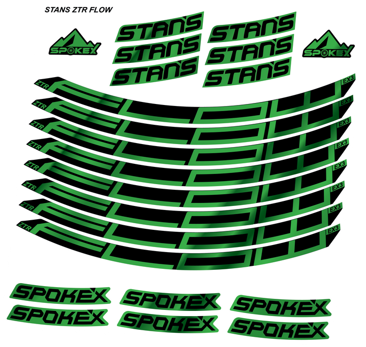 Stan's No Tubes, Flow EX3 - Custom Decals