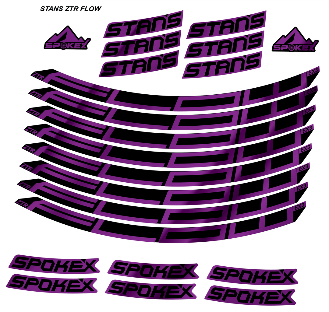 Stan's No Tubes, Flow EX3 - Custom Decals