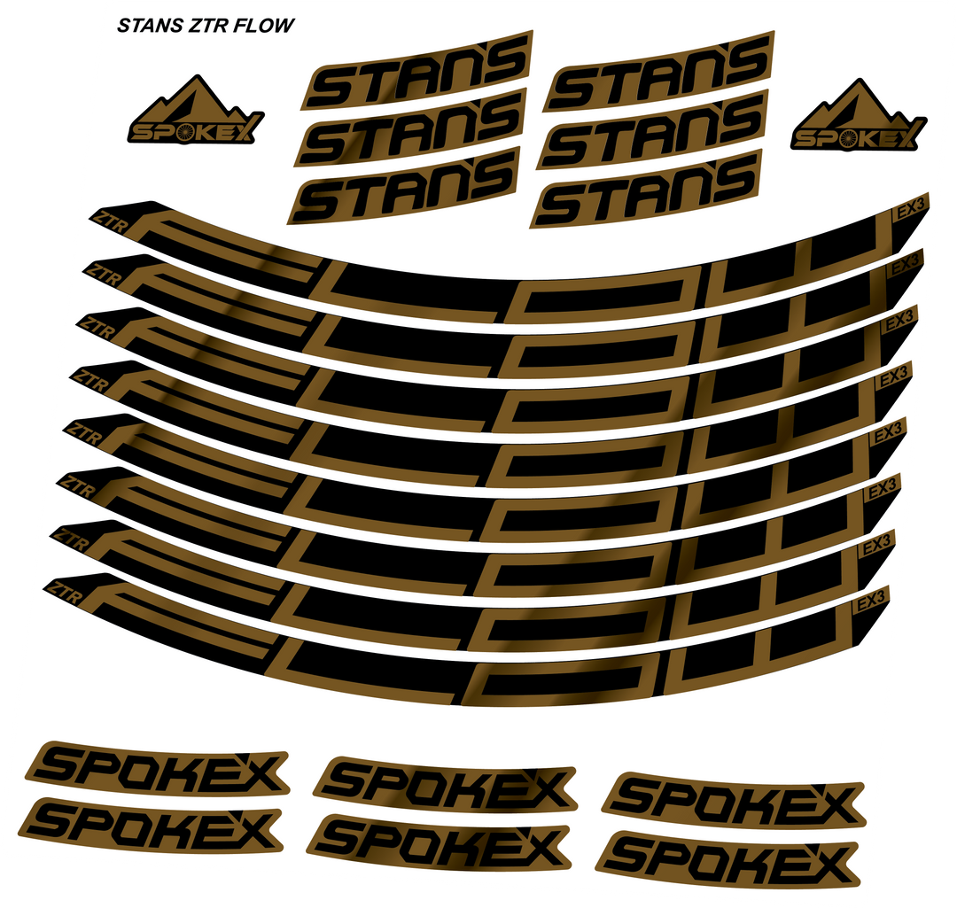 Stan's No Tubes, Flow EX3 - Custom Decals