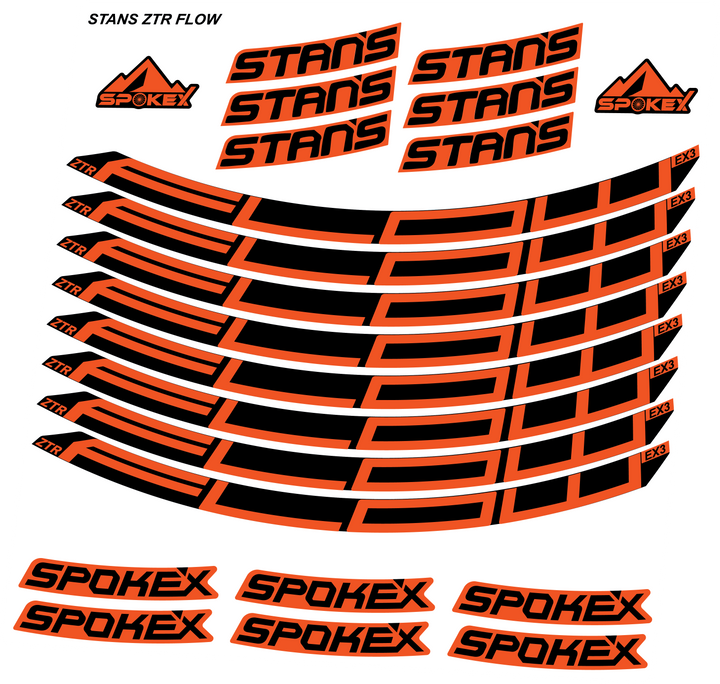 Stan's No Tubes, Flow EX3 - Custom Decals