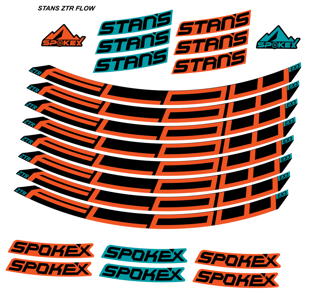 Stan's No Tubes, Flow EX3 - Custom Decals