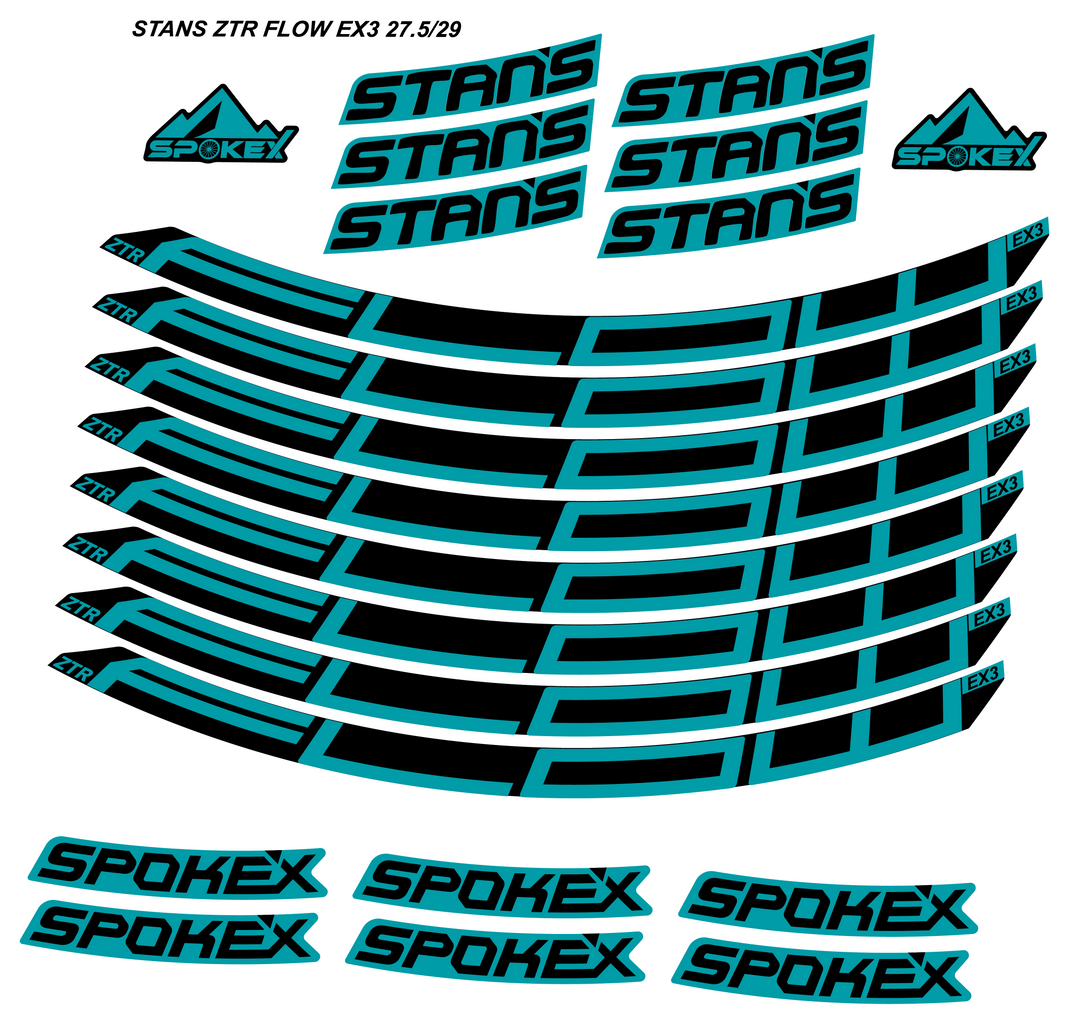 Stan's No Tubes, Flow EX3 - Custom Decals